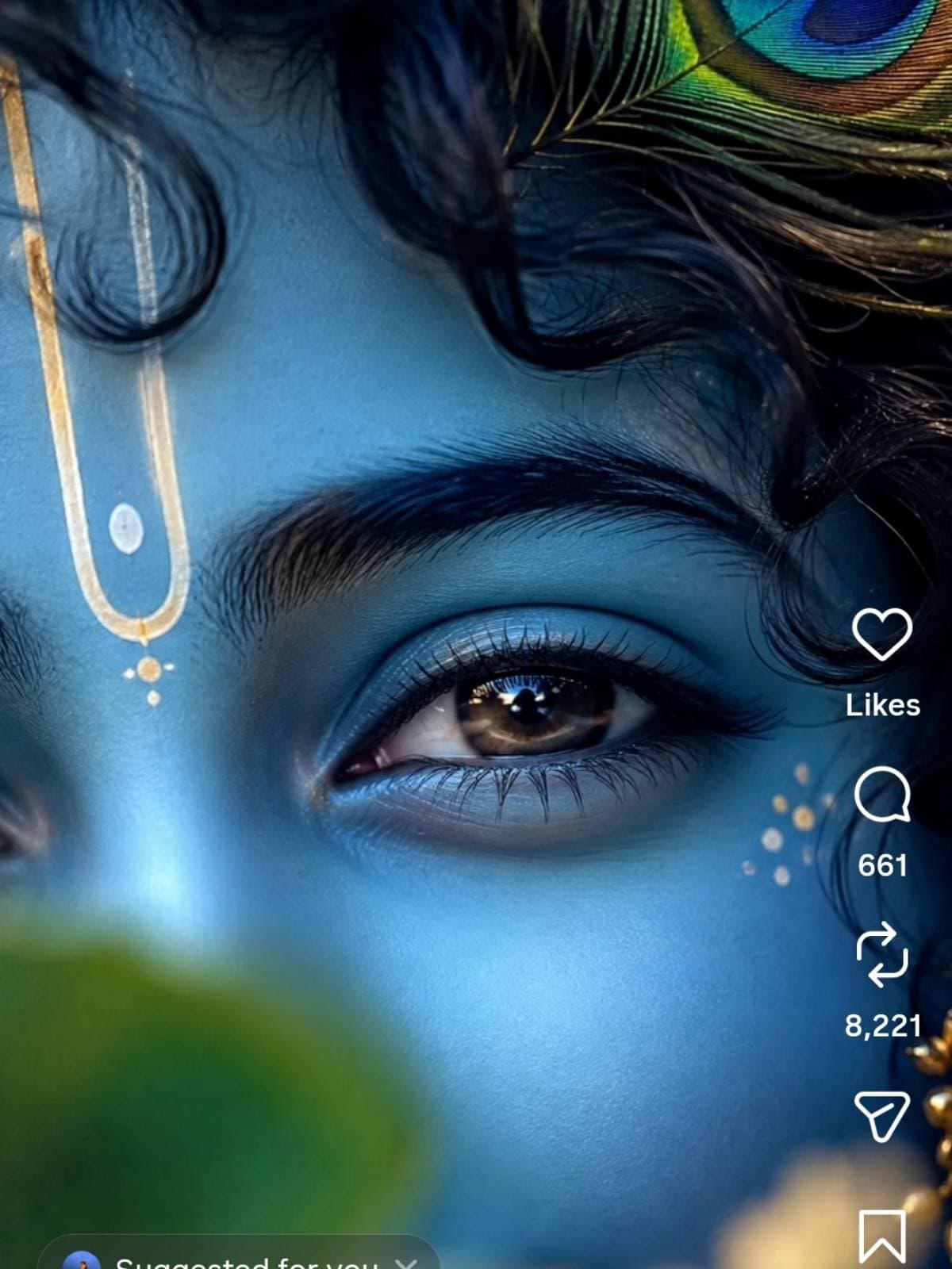 Krishna eyes